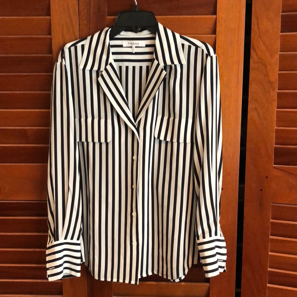 Frame silk dress shirt